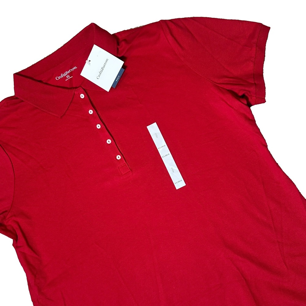 Croft & Barrow Polo Shirt Women‎ XL Pique Cotton Blend New Lot of 2 - Picture 5 of 5